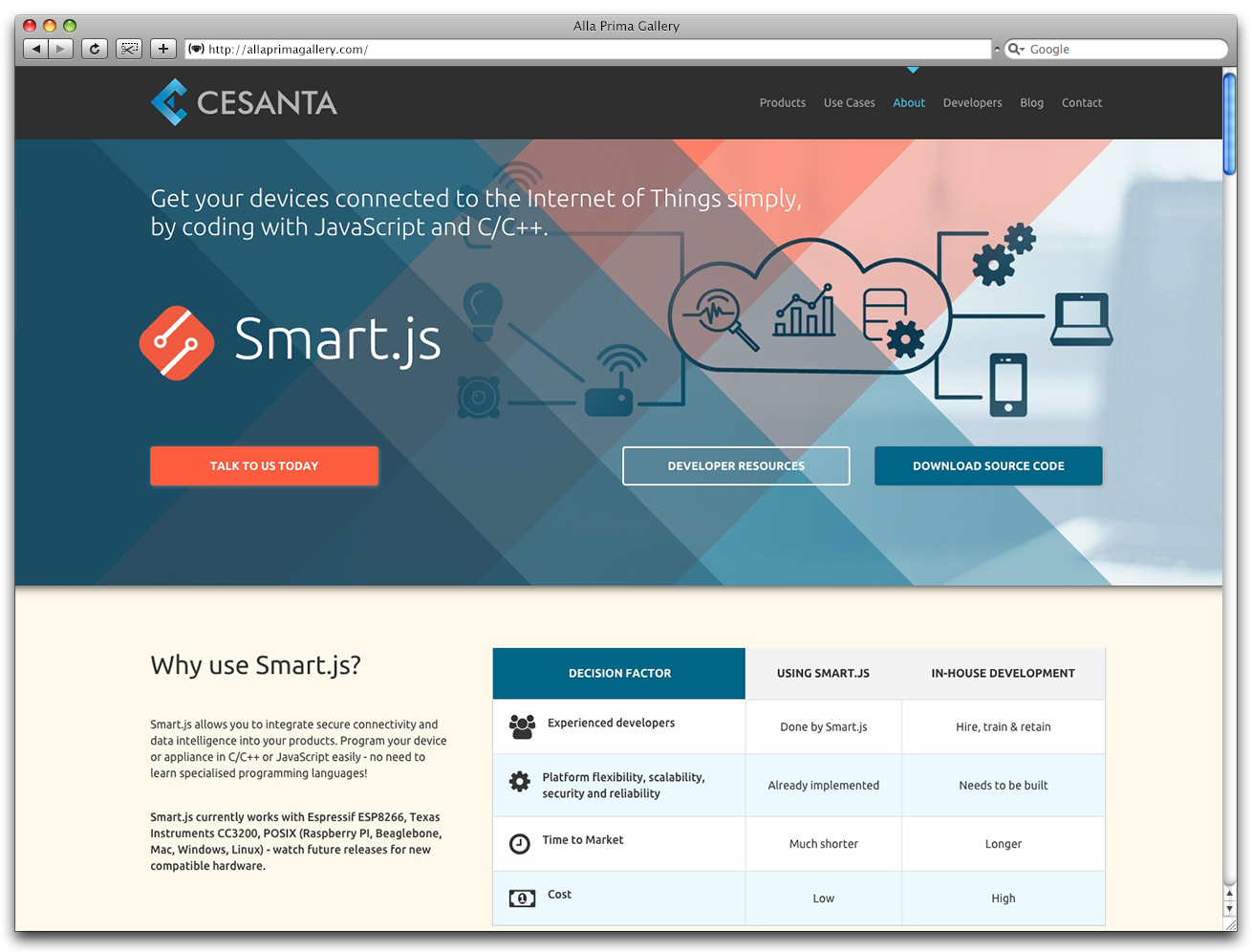 Cesanta Smart.js