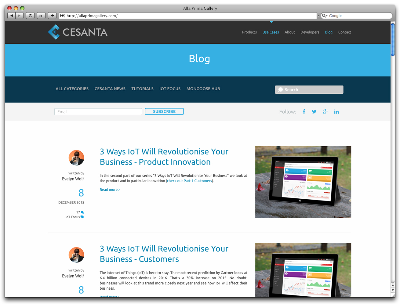 Cesanta blog