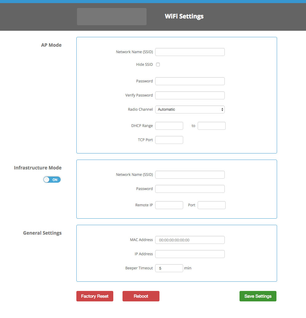 WiFi Settings