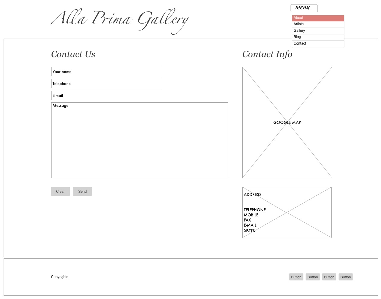 Contact Wire Frame