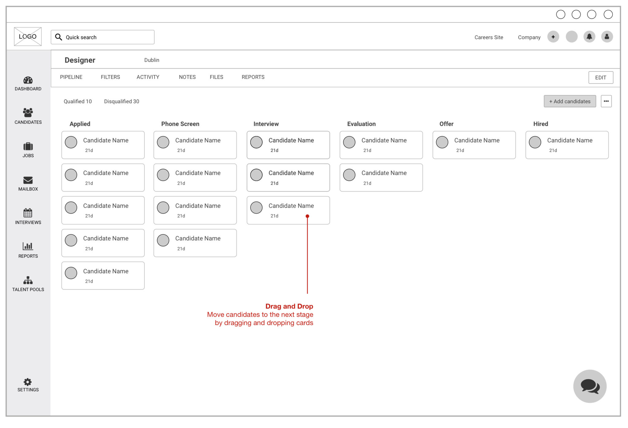 Workday Wireframe Wire Frame2